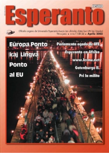 Revuo Esperanto, n-ro 4, 2003