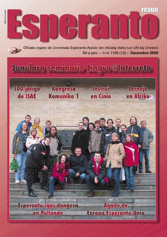 Revuo Esperanto, n-ro 12, 2006