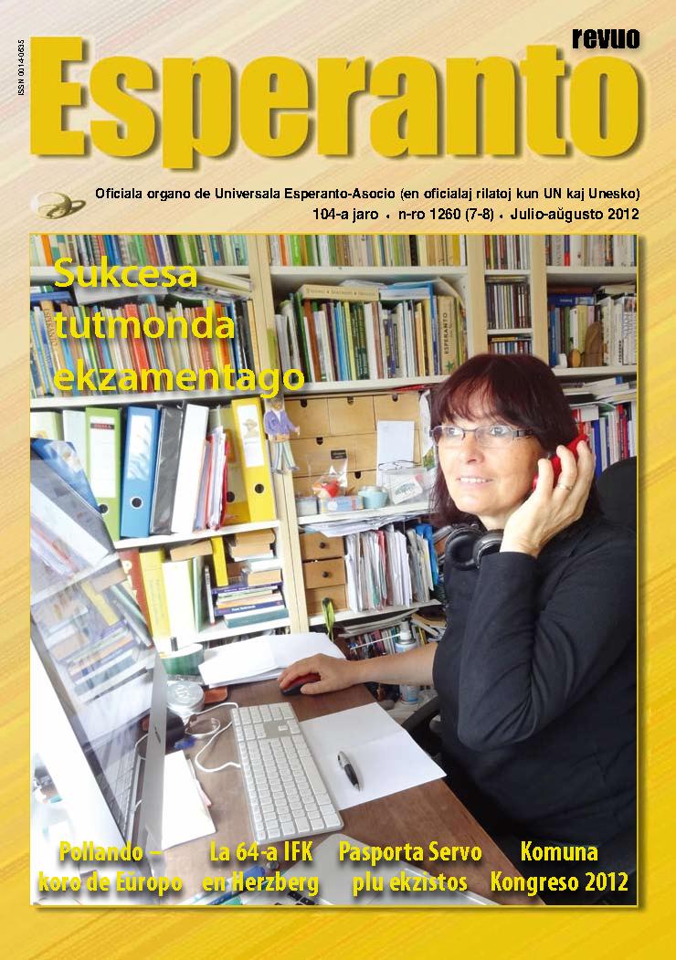 Revuo Esperanto, n-ro 7/8, 2012