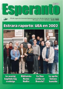 Revuo Esperanto, n-ro 6, 2003
