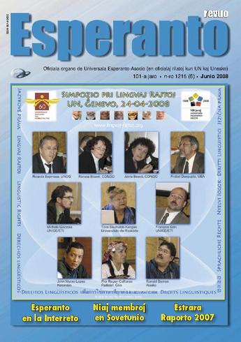 Revuo Esperanto, n-ro 6, 2008