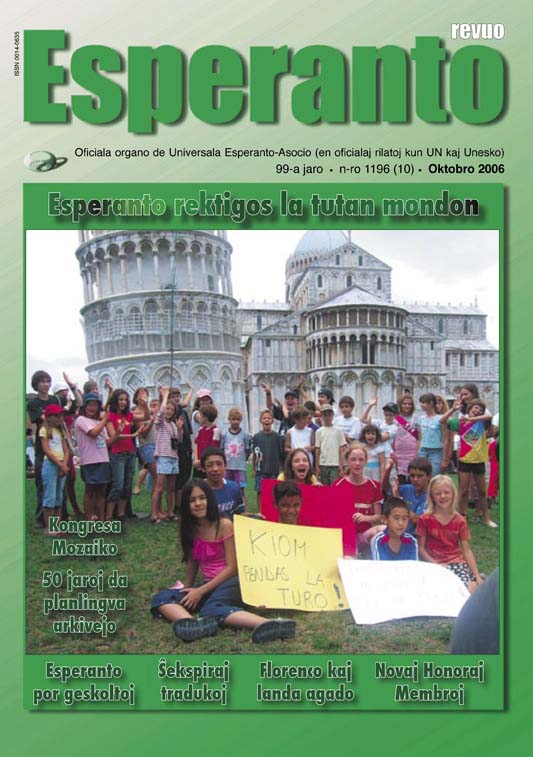 Revuo Esperanto, n-ro 10, 2006
