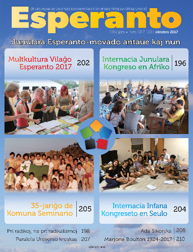 Revuo Esperanto, n-ro 10, 2017