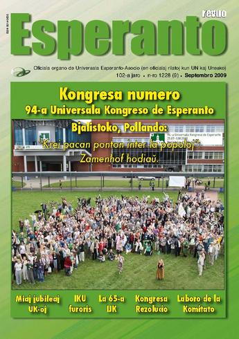 Revuo Esperanto, n-ro 9, 2009