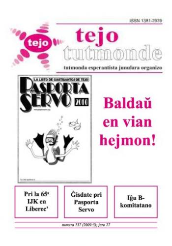 TEJO tutmonde, n-ro 5, 2009